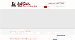 Desktop Screenshot of emergencyclinic.ca